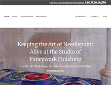 Tablet Screenshot of fancyworkfinishing.com